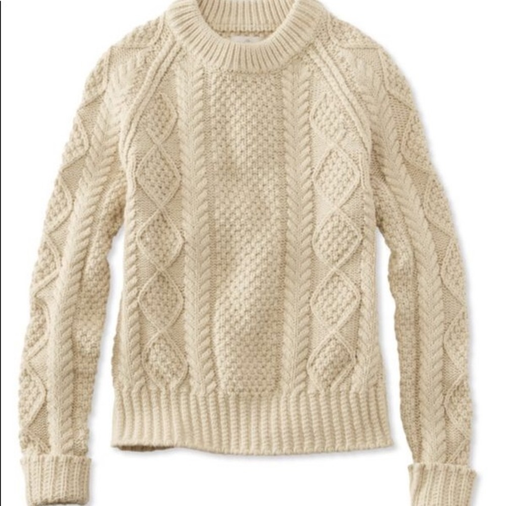L.L. Bean Signature Cotton Fisherman Sweater